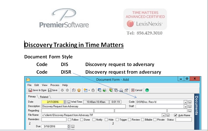Discovery Tracking Using TimeMatterspng